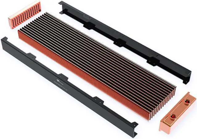 Alt view image 4 of 7 - Bykski 480mm x 40mm RC Series Radiator, 120mm x 4, Quad Fan (CR-RD480RC-TK-V2)
