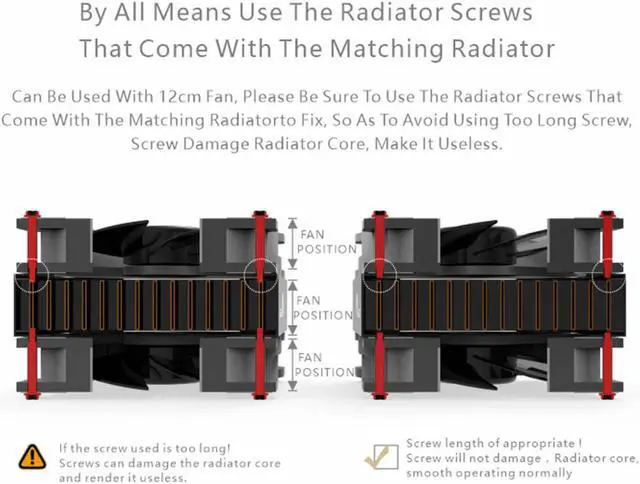 Alt view image 5 of 7 - Bykski 480mm x 40mm RC Series Radiator, 120mm x 4, Quad Fan (CR-RD480RC-TK-V2)