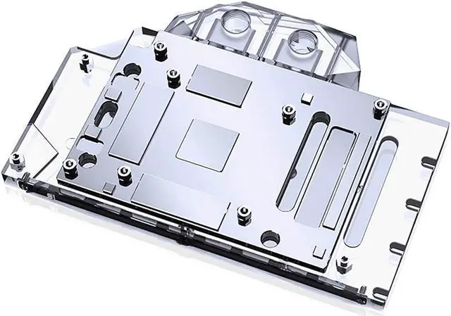 Alt view image 8 of 13 - Bykski Full Coverage GPU Water Block and Backplate for Gigabyte RTX 3060Ti Gaming OC 8G (N-GV3060TIGMOC-X)