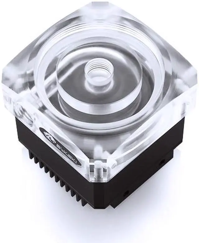 Alt view image 4 of 6 - Bykski DDC Pump w/ Armor and Reservoir Ready Pump Top - Black (CP-PMD3COV-X)