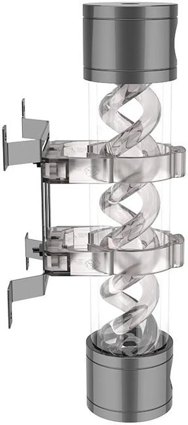 Alt view image 4 of 6 - Bykski 50mm Thick Reservoir Mounting Clip - Clear - 2 Pack (B-CT50-RB-V2)