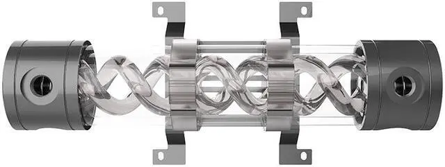 Alt view image 5 of 6 - Bykski 50mm Thick Reservoir Mounting Clip - Clear - 2 Pack (B-CT50-RB-V2)