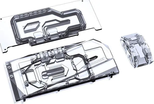 Alt view image 4 of 5 - Bykski Full Coverage GPU Water Block w/ Integrated Active Backplate for Zotac RTX 3090 GAMING OC (N-ST3090XG-TC)