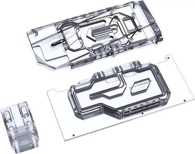 Alt view image 5 of 5 - Bykski Full Coverage GPU Water Block w/ Integrated Active Backplate for Zotac RTX 3090 GAMING OC (N-ST3090XG-TC)