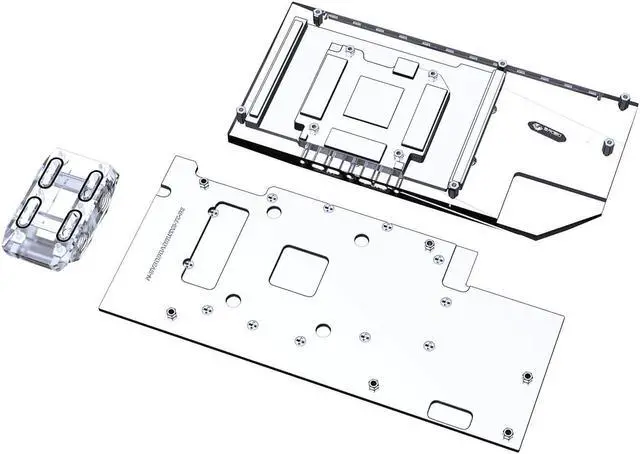 Alt view image 2 of 7 - Bykski Full Coverage GPU Water Block w/ Integrated Active Backplate for Gigabyte Aorus RTX 3090 Xtreme (N-GV3090AORUSXE-TC)