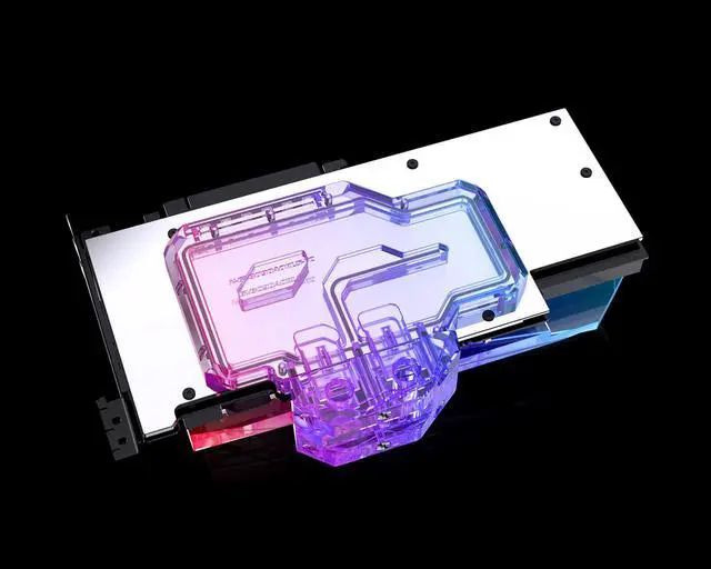 Alt view image 3 of 7 - Bykski Full Coverage GPU Water Block w/ Integrated Active Backplate for Gigabyte Aorus RTX 3090 Xtreme (N-GV3090AORUSXE-TC)