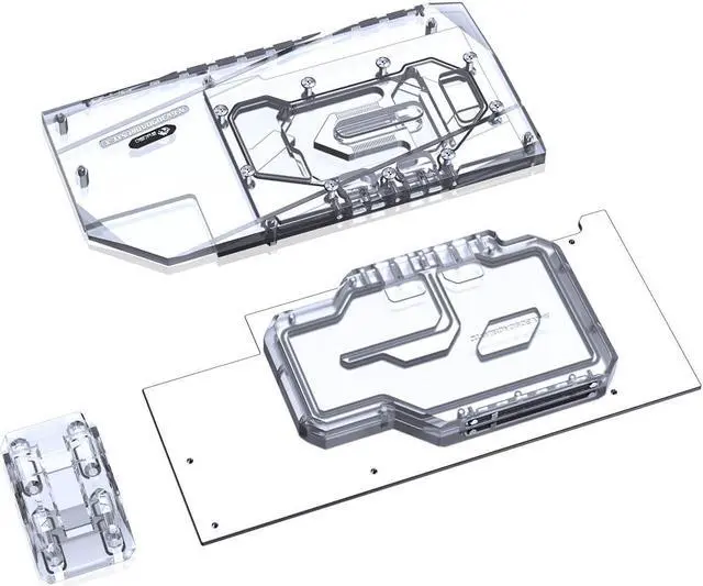 Alt view image 6 of 7 - Bykski Full Coverage GPU Water Block w/ Integrated Active Backplate for Gigabyte Aorus RTX 3090 Xtreme (N-GV3090AORUSXE-TC)