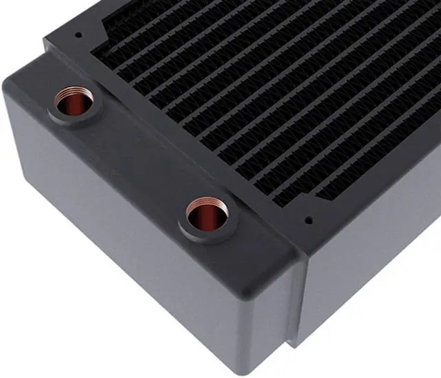 Alt view image 2 of 7 - Bykski 120mm x 60mm RC Series Radiator, 120mm x 1, Single Fan (CR-RD120RC-TK60-V2)