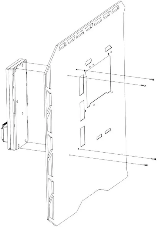 Alt view image 7 of 7 - Bykski Distro Plate For MasterCase H500P - PMMA w/ 5v Addressable RGB (RBW) (RGV-CM-H500P-P)