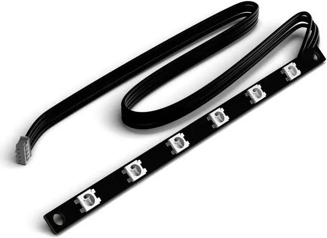 Main image of Bykski 12v Water Block RGB LED Strip Light - 100mm (B-VCLT-100X6RGB)