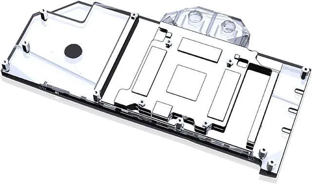 Alt view image 2 of 7 - Bykski Full Coverage GPU Water Block and Backplate for EVGA RTX 3080 XC (N-EV3080XC-X)