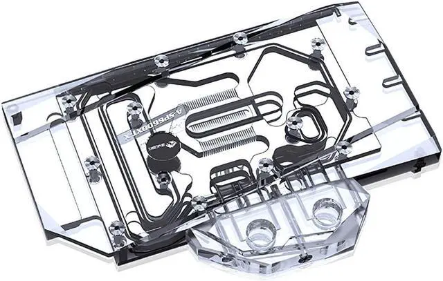 Alt view image 3 of 7 - Bykski Full Coverage GPU Water Block and Backplate for Sapphire RX6600 XT Super Platinum (A-SP6600XT-X)