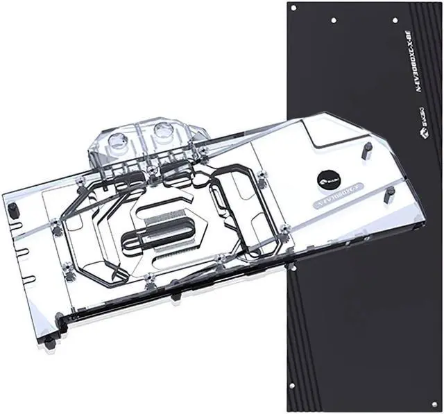 Alt view image 6 of 7 - Bykski Full Coverage GPU Water Block and Backplate for EVGA RTX 3080 XC (N-EV3080XC-X)