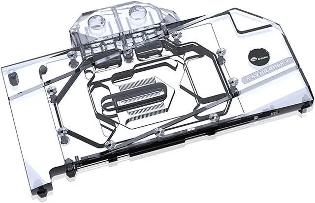 Main image of Bykski Full Coverage GPU Water Block and Backplate for GALAXY RTX 3060Ti EX (1-CLICK OC)(N-GY3060TIBK-X)