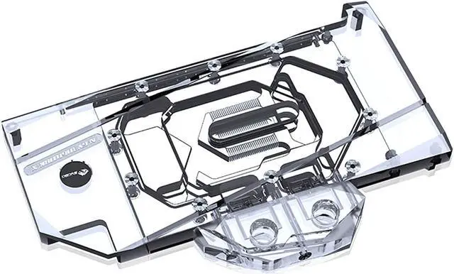 Alt view image 3 of 7 - Bykski Full Coverage GPU Water Block and Backplate for GALAXY RTX 3060Ti EX (1-CLICK OC)(N-GY3060TIBK-X)