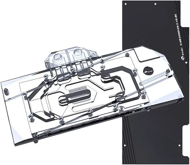 Alt view image 6 of 7 - Bykski Full Coverage GPU Water Block and Backplate for MSI RTX 3090 VENTUS (N-MS3090VES-X-V2)
