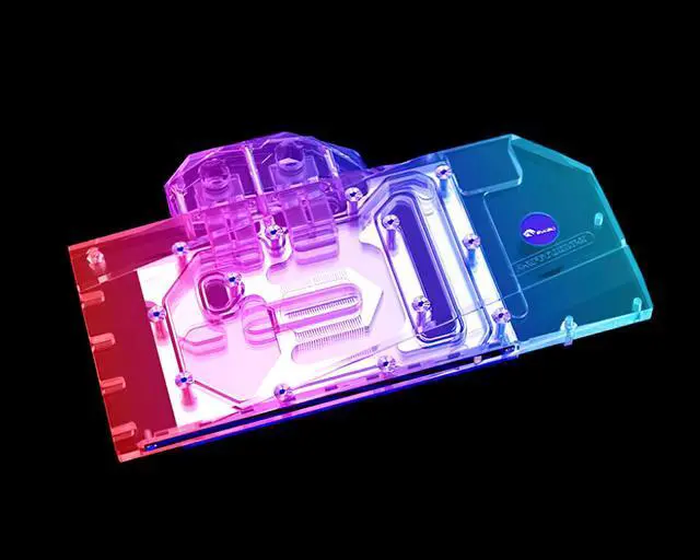 Alt view image 4 of 7 - Bykski Full Coverage GPU Water Block and Backplate for XFX RX 6600 XT Speedster Merc 308 (A-XF6600XT-X)