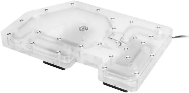 Main image of Bykski Distro Plate for Zeaginal Z10 - PMMA w/ 5v Addressable RGB (RBW) (RGV-ZG-Z10-P)