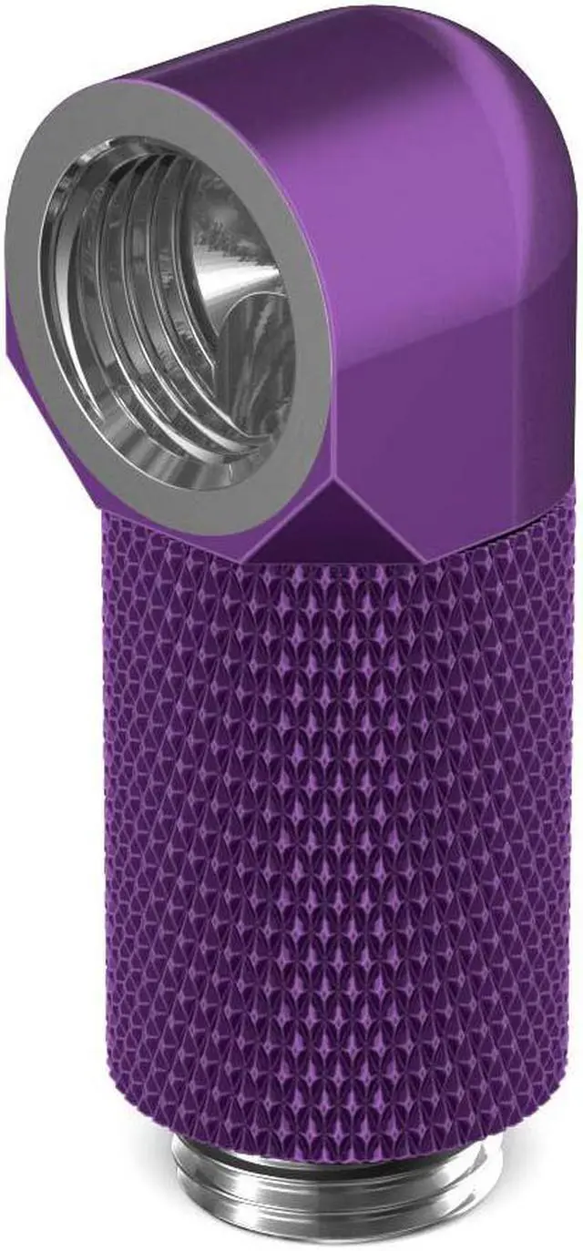 Main image of PrimoChill Male to Female G 1/4in. 90 Degree SX Rotary 25mm Extension Elbow Fitting