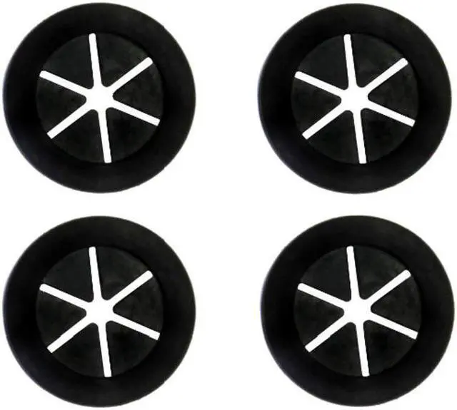 Main image of PrimoChill 1 Inch Cable / Tubing Rubber Pass Thru Grommet - 4 Pack