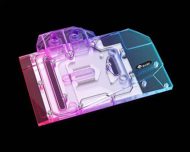 Alt view image 4 of 7 - Bykski Full Coverage GPU Water Block and Backplate for Gigabyte AORUS RTX 3060Ti / 3070 Master 8G (N-GV3070AORUS-X)