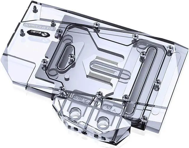 Alt view image 3 of 7 - Bykski Full Coverage GPU Water Block and Backplate for Gigabyte AORUS RTX 3060Ti / 3070 Master 8G (N-GV3070AORUS-X)