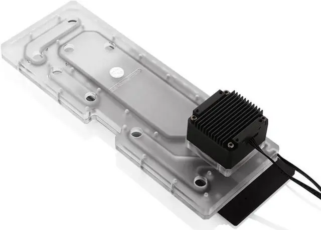 Main image of Bykski Distro Plate for Corsair 570X - PMMA w/ 5v Addressable RGB (RBW) (RGV-COR-570X-P)