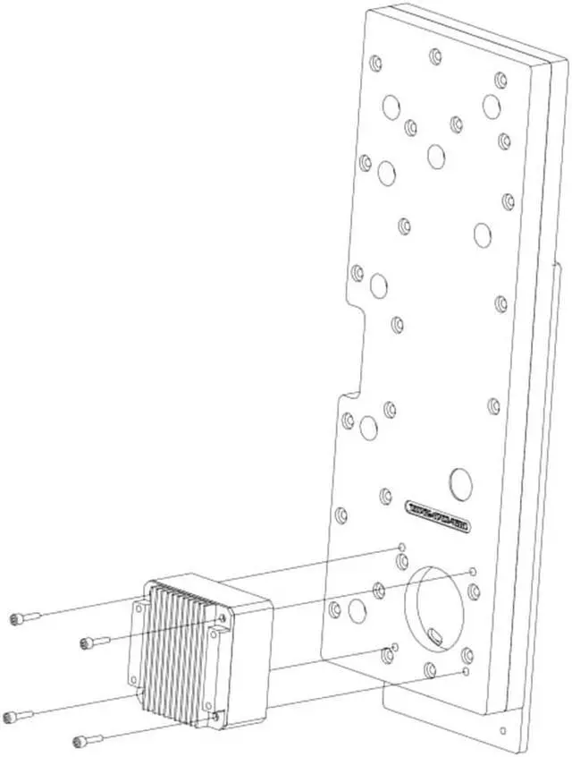 Alt view image 7 of 7 - Bykski Distro Plate for Corsair 570X - PMMA w/ 5v Addressable RGB (RBW) (RGV-COR-570X-P)