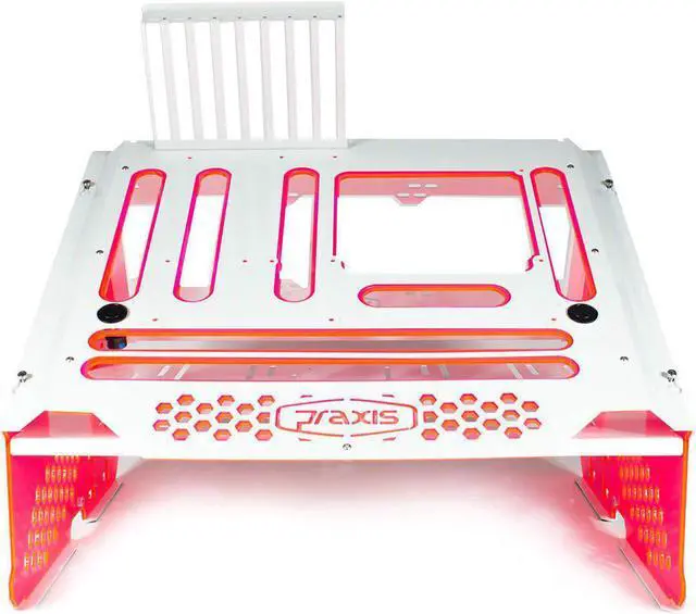 Alt view image 2 of 3 - PrimoChill's Praxis Wetbench Powdercoated Steel Modular Open Air Computer Test Bench for Watercooling or Air Cooled Components