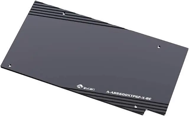 Alt view image 5 of 7 - Bykski Full Coverage GPU Water Block and Backplate for ASRock RX 6600 XT Phantom Gaming D (A-AR6600XTPGD-X)