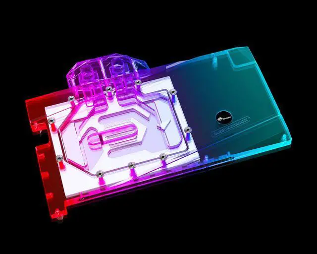Alt view image 4 of 7 - Bykski Full Coverage GPU Water Block and Backplate for iGame RTX 3090Ti Vulcan / Neptune  (N-IG3090TINOC-X)