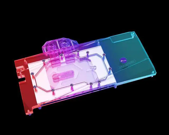 Alt view image 2 of 5 - Bykski Full Coverage GPU Water Block and Backplate for GALAXY RTX 3090Ti HOF OC Lab Edition (N-GY3090TIHOF-X)