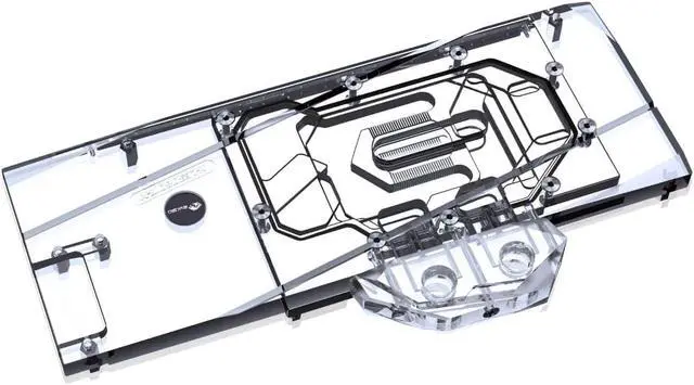 Alt view image 3 of 7 - Bykski Full Coverage GPU Water Block and Backplate for Leadtek RTX 3080Ti Hyper Brain (N-LE3080TI-X)