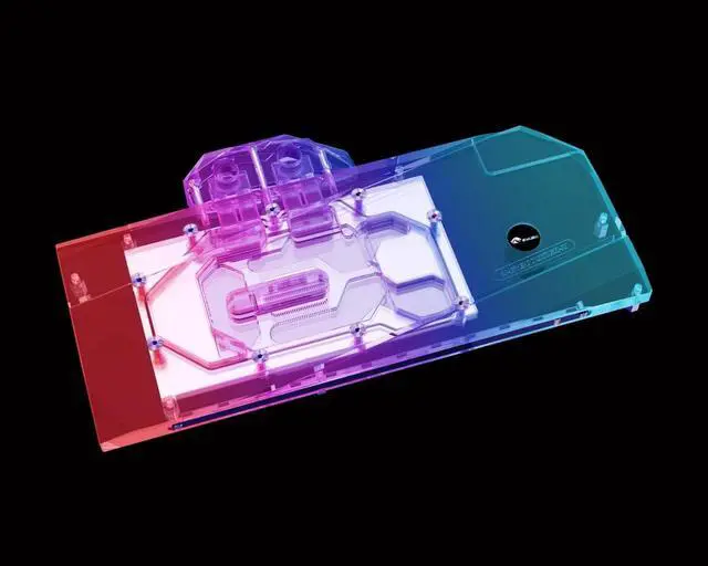 Alt view image 5 of 7 - Bykski Full Coverage GPU Water Block and Backplate for GALAXY RTX 3070/3070Ti Gamer OC (N-GY3070TIGR-X)