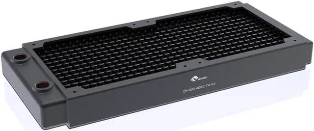 Main image of Bykski 240mm x 30mm RC Series Radiator, 120mm x 2, Dual Fan (CR-RD240RC-TN-V2)