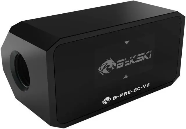 Main image of Bykski Pressure Gauge OLED Display G 1/4in. Thread Module - Black (B-PRE-SC-V2)