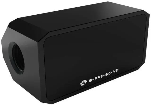 Alt view image 3 of 7 - Bykski Pressure Gauge OLED Display G 1/4in. Thread Module - Black (B-PRE-SC-V2)