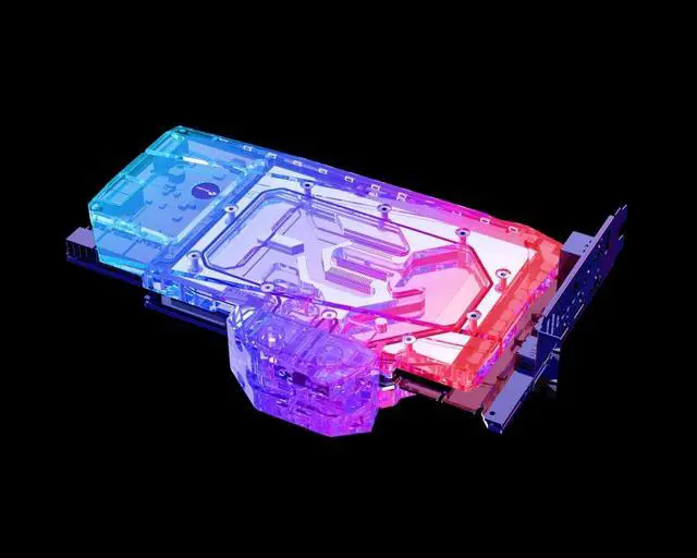 Alt view image 6 of 7 - Bykski Full Coverage GPU Water Block w/ Integrated Active Backplate for ASUS RTX 3080Ti/3090 STRIX (N-AS3090STRIX-TC-V3)
