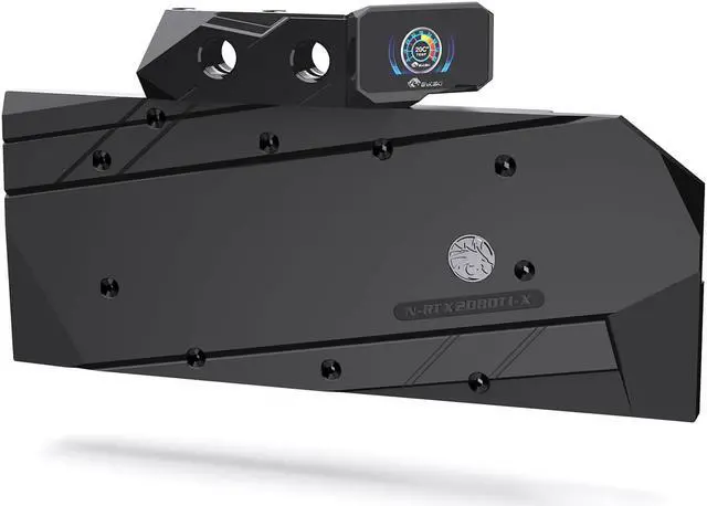 Alt view image 3 of 6 - Bykski GPU Block 90 Degree Digital Display Module (B-VGA-SC-FX)