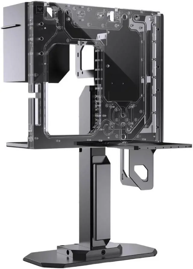 Main image of Granzon G10 Liquid Cooling Distro Show Case - Desk Mounted Open-Air Design for High-Performance Cooling