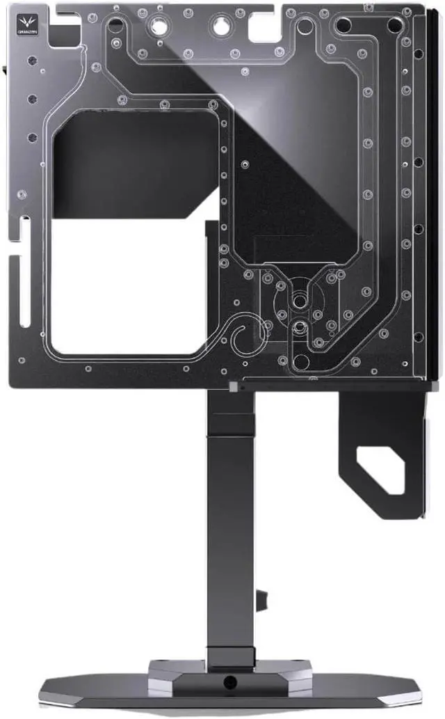 Alt view image 2 of 7 - Granzon G10 Liquid Cooling Distro Show Case - Desk Mounted Open-Air Design for High-Performance Cooling