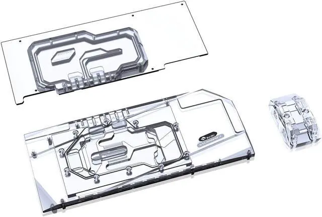 Alt view image 6 of 7 - Bykski Full Coverage GPU Water Block w/ Integrated Active Backplate for Zotac RTX 3090 PGF OC (N-ST3090PGF-TC)