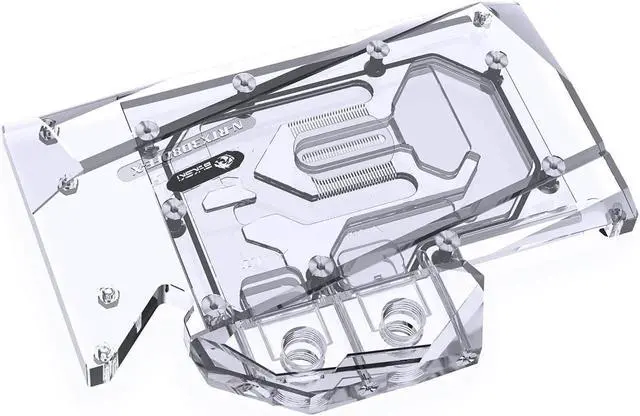 Alt view image 3 of 7 - Bykski Full Coverage GPU Water Block and Backplate for RTX 3080 Founders Edition (N-RTX3080FE-X)
