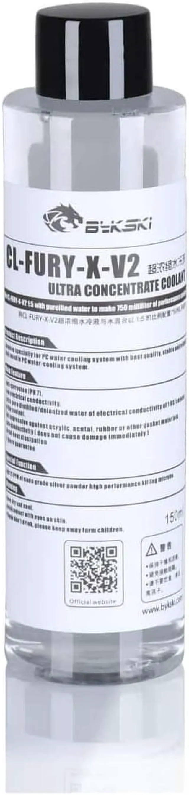 Alt view image 2 of 4 - Bykski Semi-Transparent Super Concentrated Coolant - 150ml (CL-FURY-X-V2)