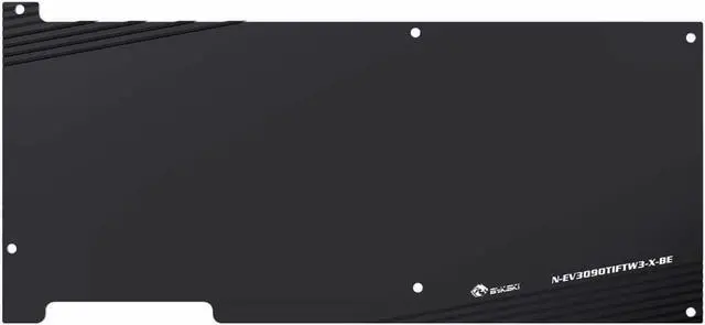 Alt view image 12 of 14 - Bykski GPU Waterblock, for EVGA GeForce RTX 3090 TI FTW3 Ultra, PC GPU Water Liquid Cooling Block Cooler, with Metal Backplate 5V 3Pin RBW Lights