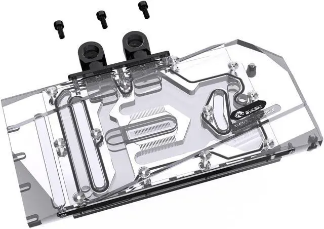 Alt view image 4 of 5 - Bykski GPU Block 90 Degree Rotary Bridge Module - Black (B-VGA-MINI-X)