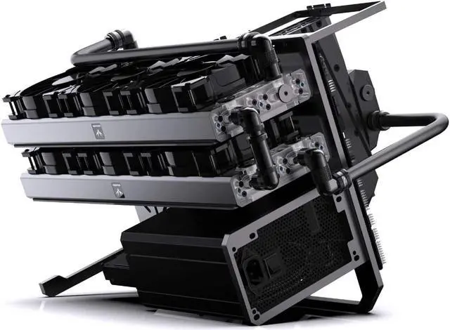Alt view image 6 of 7 - Bykski Professional Open Frame All-Aluminum Test Bench (B-CE-X)