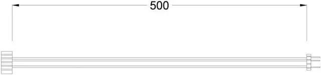Alt view image 5 of 5 - Bykski 5v Addressable RGB (RBW) ASUS AURA Lighting 3-Pin Synchronization Cable (B-FN-RBW-LN)