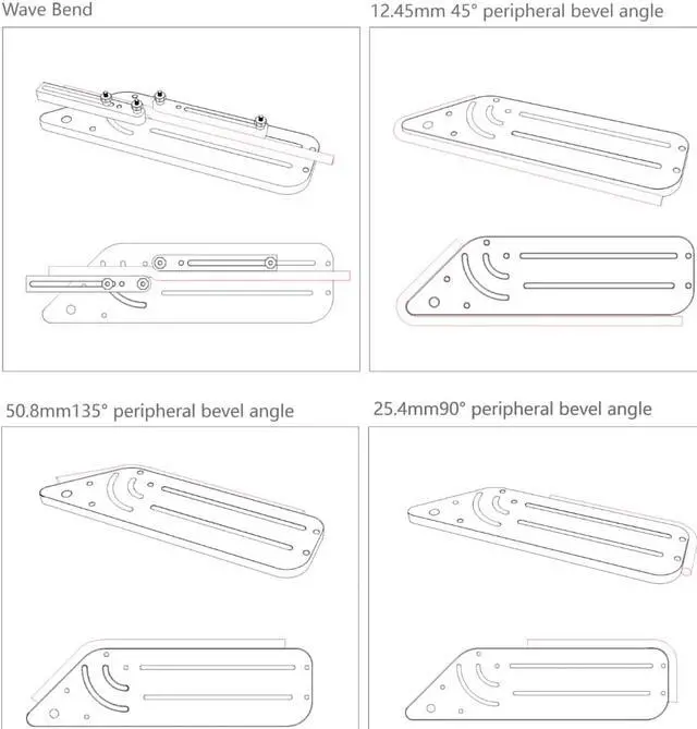 Alt view image 5 of 6 - Bykski Multi-function Rigid Acrylic / PETG Tube Angle Bender (B-PCTOOL-X)