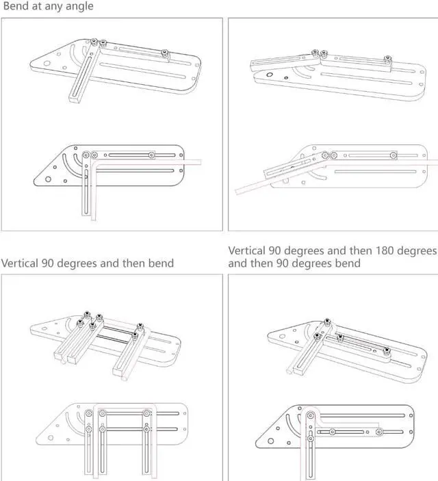 Alt view image 4 of 6 - Bykski Multi-function Rigid Acrylic / PETG Tube Angle Bender (B-PCTOOL-X)